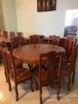 Bộ bàn ghế ăn (bàn tròn 8 ghế)